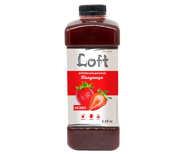 Основа для напитков Loft Клубника 1,15 л