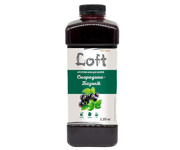 Основа для напитков Loft Черная смородина-Базилик 1,25 л