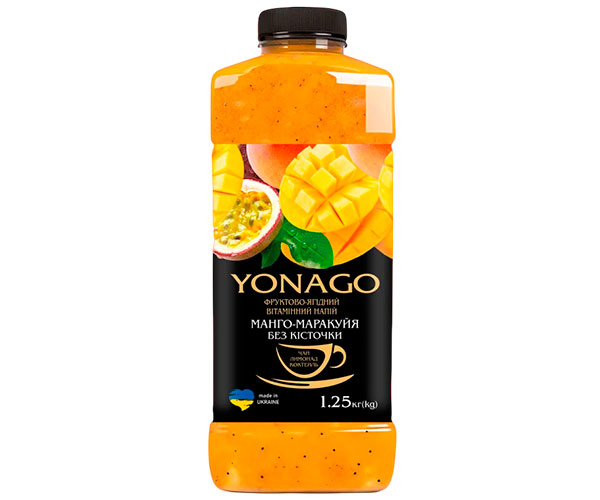 Основа для напитков YONAGO Манго-Маракуйя без косточки 1,25 л