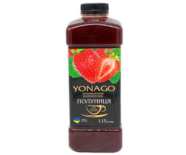 Основа для напитков YONAGO Клубника 1,15 л