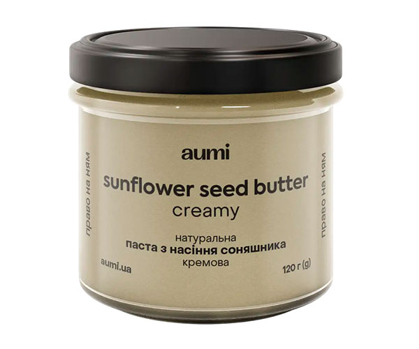 Паста Aumi Кремовая из семян подсолнуха 120 г
