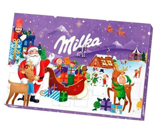 Адвент-календарь Milka Рождественский 200 г