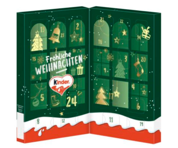 Адвент-календарь Kinder Mix Tisch 121 г