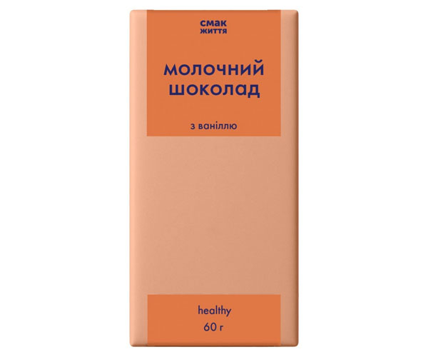 Молочный шоколад Смак Життя Ванильный 60 г