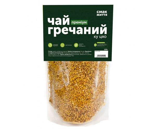 Гречишный чай Смак Життя Ку Цяо премиум 120 г