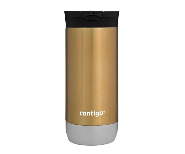 Термокружка Contigo Huron 2.0 SnapSeal золотистая 470 мл