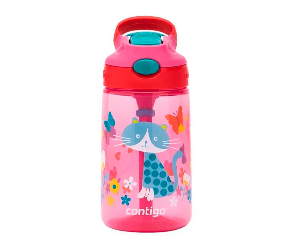 Бутылка детская для воды Contigo Gizmo Flip AutoSpout Cherry Cat 420 мл