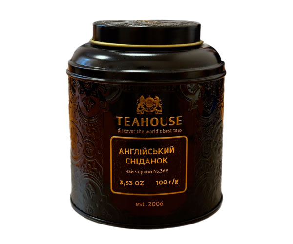 Черный чай Teahouse №369 Английский завтрак ж/б 100 г
