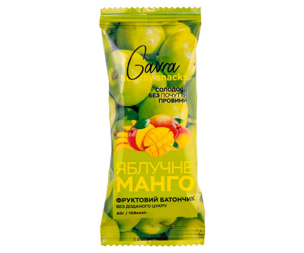 Батончик Gavra Яблочное манго 40 г