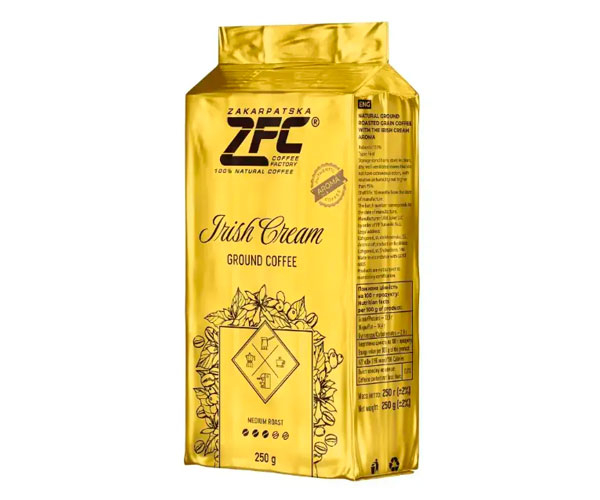 Кофе ZFC Irish Cream молотый 250 г