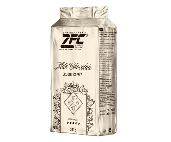 Кофе ZFC Milk Chokolate молотый 250 г
