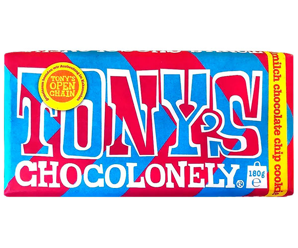 Молочный шоколад Tony’s Chocolonely с кусочками печенья 180 г
