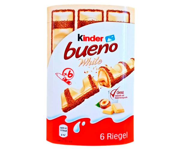 Вафли Kinder White Bueno 6 шт