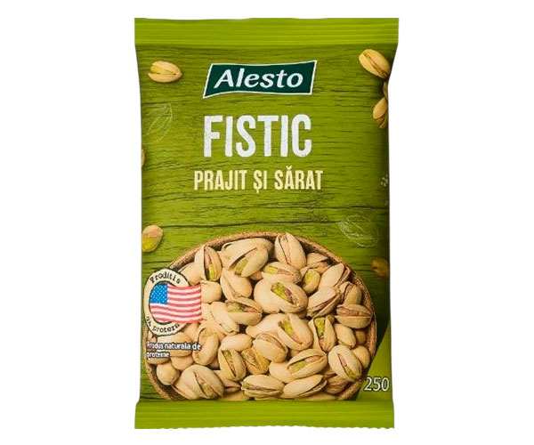 Фисташки Alesto жареные с солью 250 г