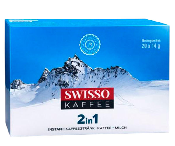 Кофе Swisso Kaffee 2 в 1 растворимый 280 г