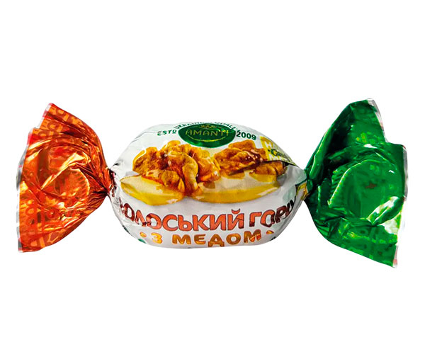 Конфеты Amanti Грильяж Грецкий орех с медом 1 кг