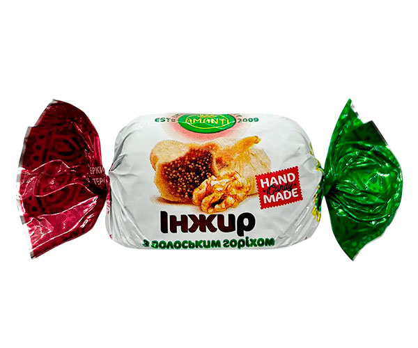 Конфеты Amanti Инжир с грецким орехом 1 кг