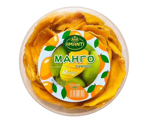 Манго Amanti Натуральное сушеное в форме цветка 500 г