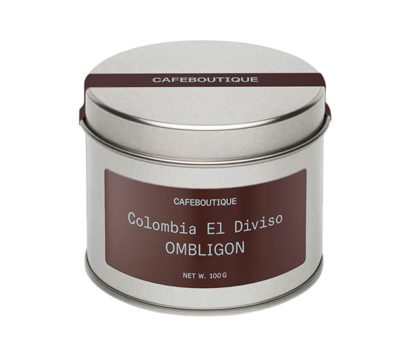 Кофе CafeBoutique Colombia El Diviso OMBLIGON omni в зернах ж/б 100 г