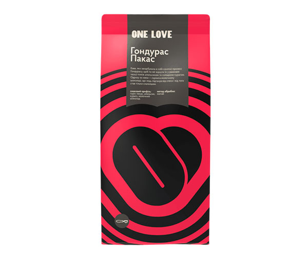 Кофе ONE LOVE Honduras Pacas espresso в зернах 250 г