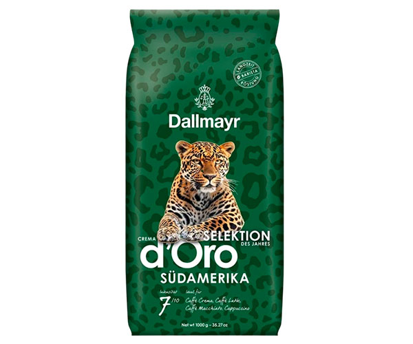 Кофе Dallmayr Crema d'Oro Selektion des Jahres Südamerika в зернах 1 кг