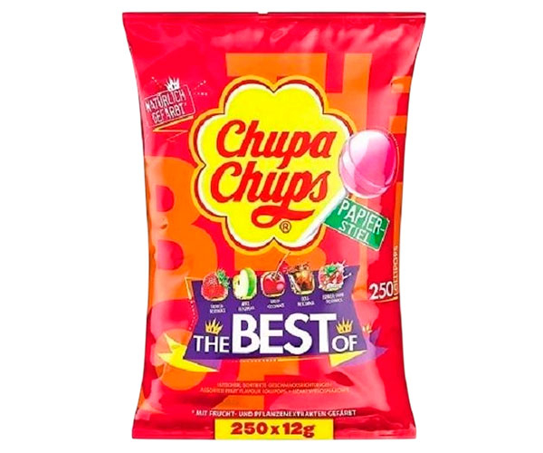 Леденцы Chupa Chups The Best Of на палочке 250 шт