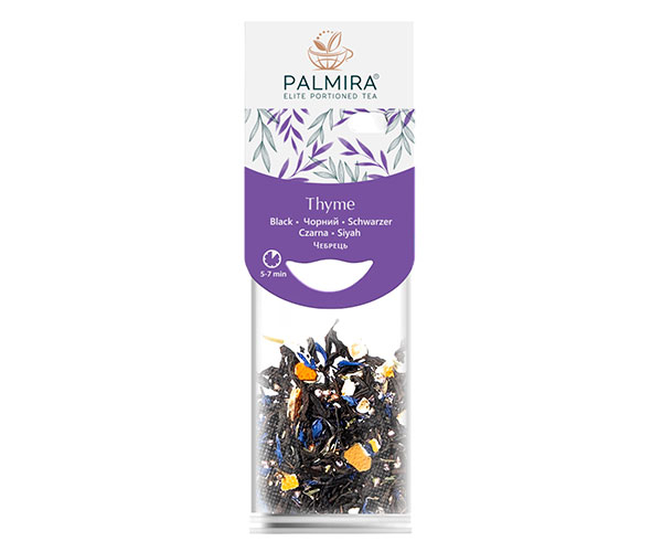 Черный чай Palmira Чабрец в пакетиках 10х2,6 г