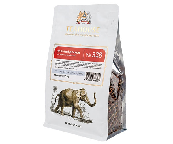 Красный чай Teahouse №328 Золотой Дракон 100 г