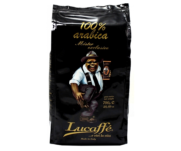 Кава Lucaffe Mr. Exclusive 100% Arabica у зернах 700 г - фото-1