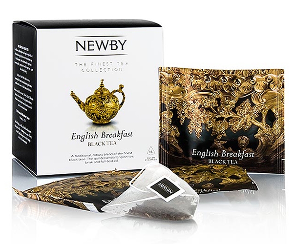 Чорний чай Newby Англійський сніданок у пірамідках 15 шт (600050A) - фото-1