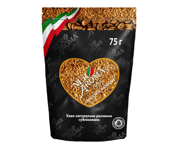 Кофе Nero Aroma растворимый сублимированный 75 г