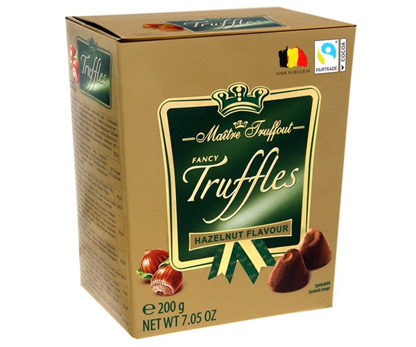 Конфеты Maitre Truffout Изысканный трюфель Лесной орех 200 г - фото-1