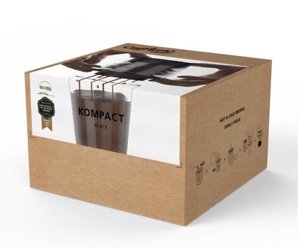 Кофеварка ручная Cafflano Kompact черная (P100-BK EU) - фото-6