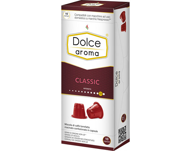 Кава в капсулах Dolce Aroma Classic Nespresso 10 шт - фото-1
