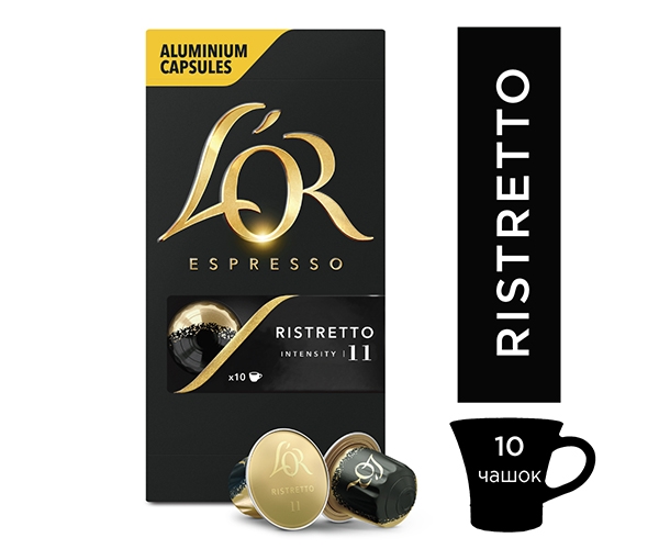 Кава в капсулах L'OR Ristretto Nespresso - 10 шт. - фото-2