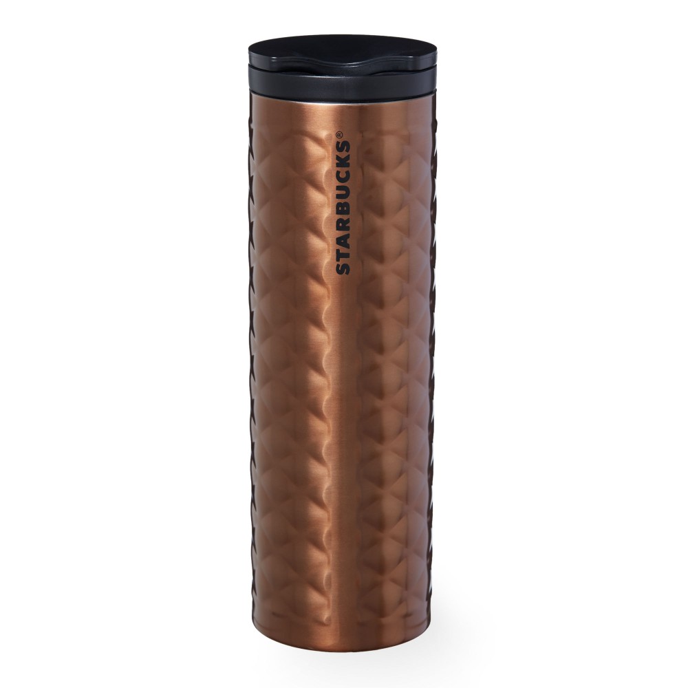 Термокухоль Quilted Stainless Steel Tumbler - Copper 473 мл - фото-1