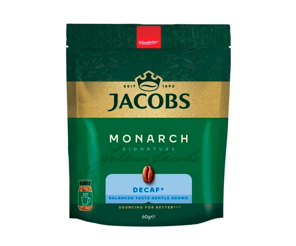 Кофе без кофеина Jacobs Monarch растворимый 60 г