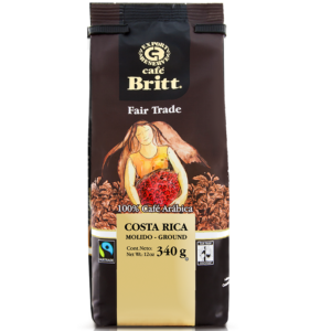 Кава Cafe Britt Costa Rican Fair Trade у зернах 340 г - фото-1