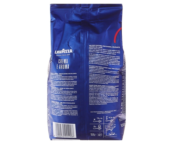 Кофе Lavazza Crema e Aroma Espresso в зернах 1 кг - фото-4