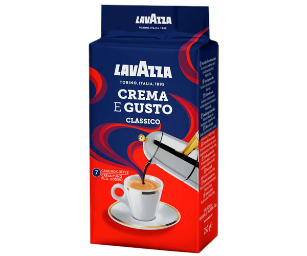 Кава Lavazza Crema e gusto Classico мелена 250 г - фото-2
