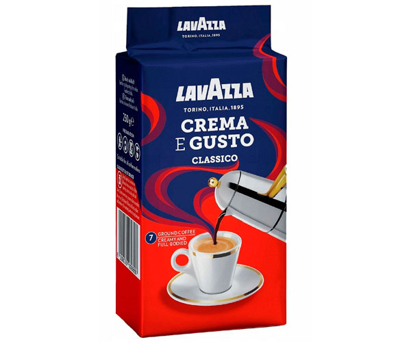 Кава Lavazza Crema e gusto Classico мелена 250 г - фото-3