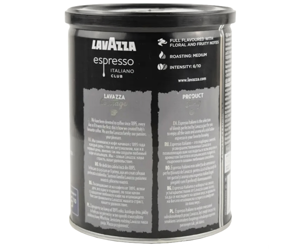 Кофе Lavazza Espresso Club ж/б молотый 250 г - фото-2