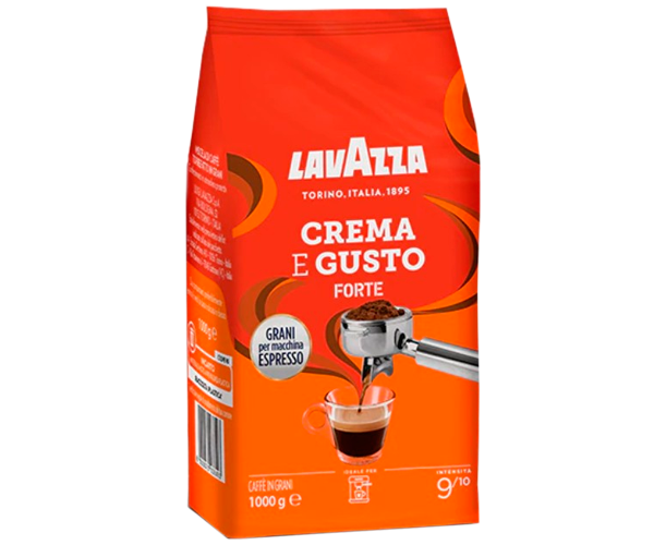 Кава Lavazza Crema e gusto gusto Forte у зернах 1 кг - фото-1