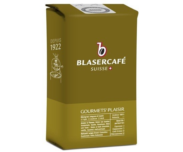Кава BlaserCafe gourmets Plaisir у зернах 250 г - фото-1