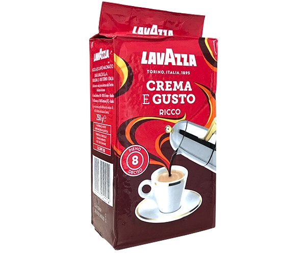Кава Lavazza Crema e gusto Ricco мелена 250 г - фото-2