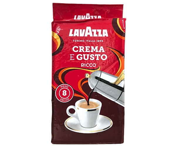 Кава Lavazza Crema e gusto Ricco мелена 250 г - фото-1