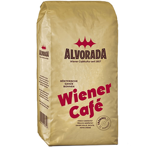 Кава ALVORADA Wiener Kaffee у зернах 1000 г - фото-1