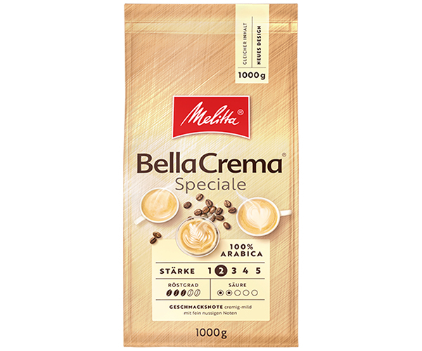 Кава MELITTA BellaCrema Speciale у зернах 1 кг - фото-1
