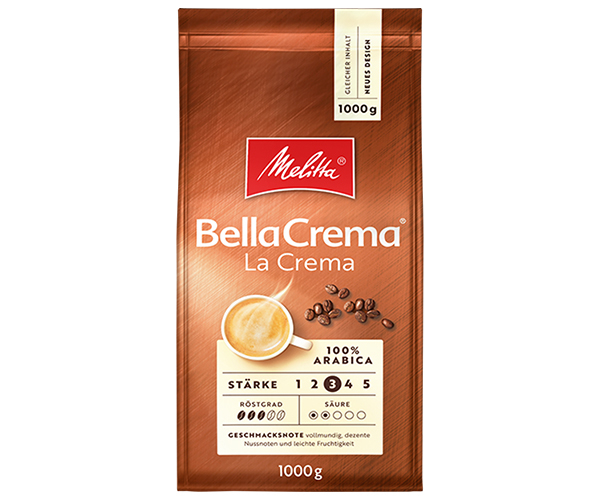 Кава MELITTA BellaCrema LaCrema у зернах 1000 г - фото-2