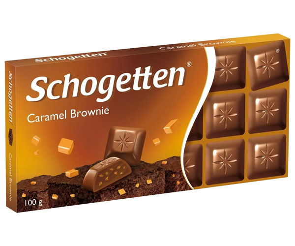 Молочний шоколад Schogetten Карамель Брауні 100 г - фото-1